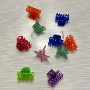 Assorted butterfly clips! 10 count